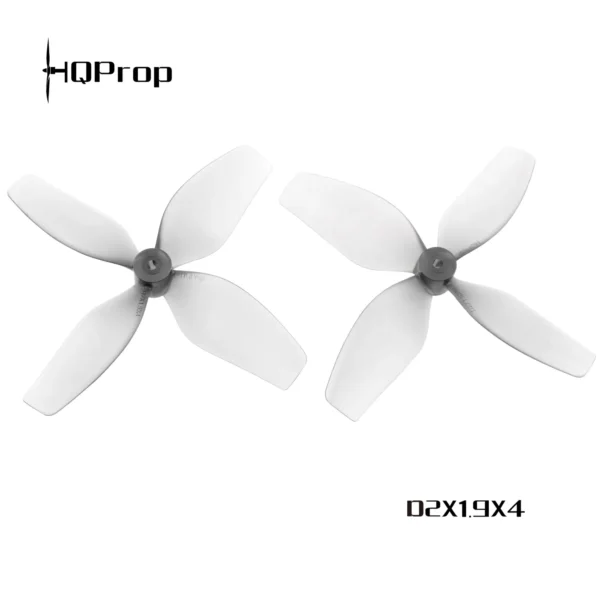 HQProp D2X1.9X4 for Cinewhoop (2CW+2CCW)-Poly Carbonate - Image 3